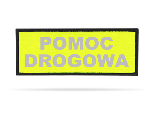 POMOC DROGOWA naszywka odblaskowa
