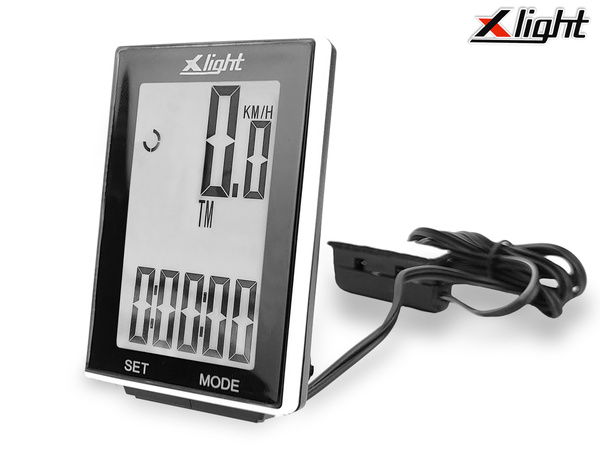 Rowerowy licznik przewodowy XLIGHT JY-M19-CL / 16 funkcji