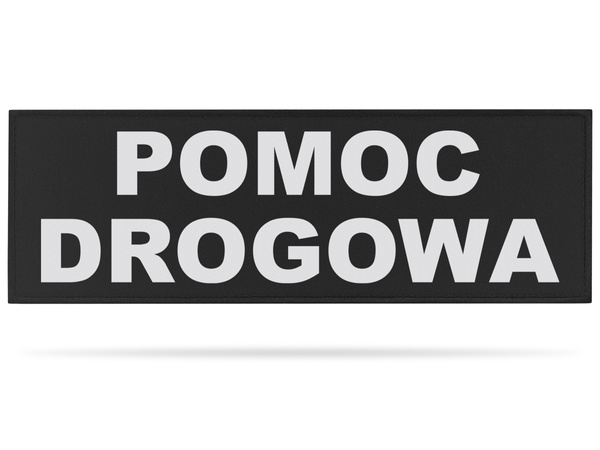 POMOC DROGOWA naszywka odblaskowa