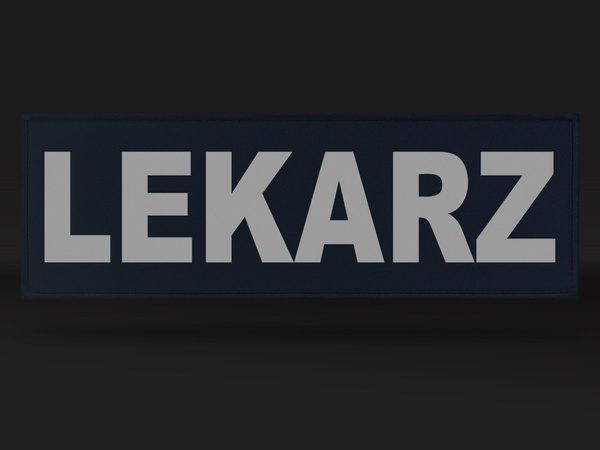 LEKARZ emblemat odblaskowy