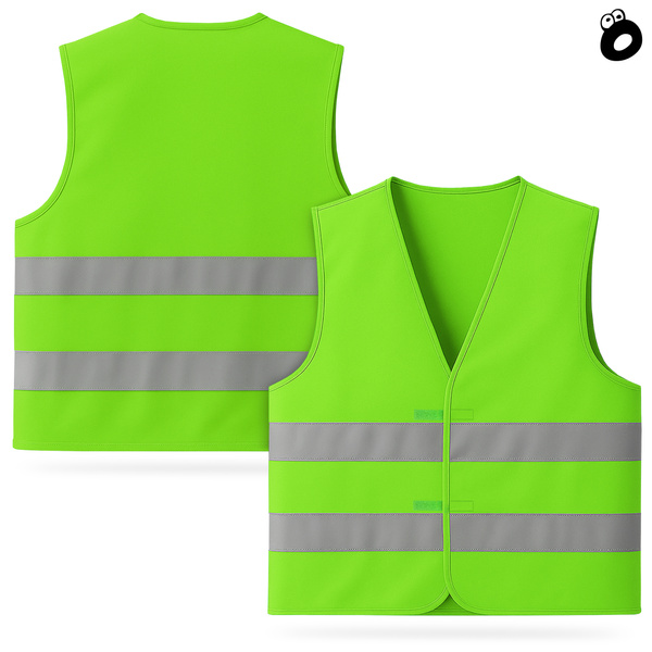 Kamizelka odblaskowa zielona