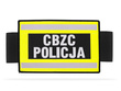 Odblaskowa opaska szybkiego rozpoznania nadruk CBZC (Centralne Biuro Zwalczania Cyberprzestępczości)