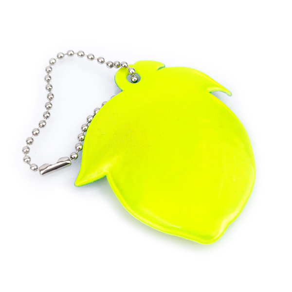 Zawieszka odblaskowa na łańcuszku - CYTRYNA