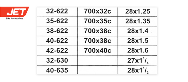 Dętka JET 700x32/40C AV-40mm