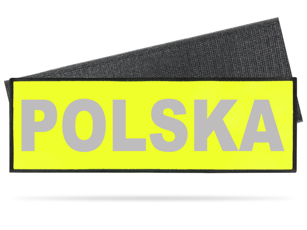 POLSKA naszywka odblaskowa