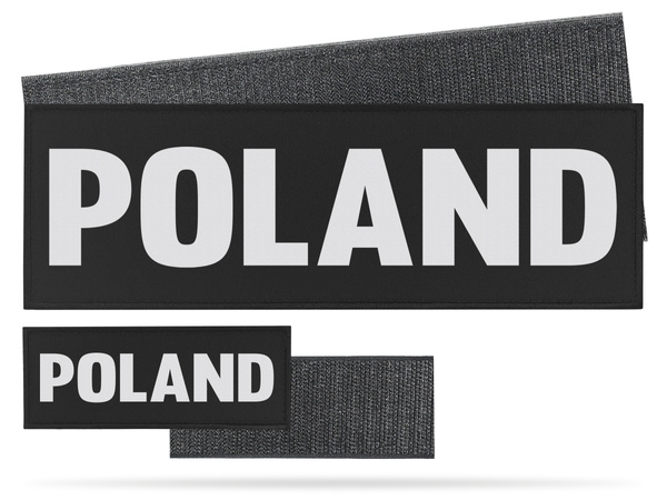 POLAND zestaw naszywek odblaskowych