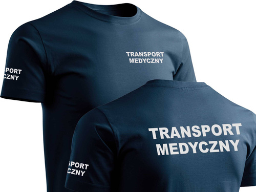 TRANSPORT MEDYCZNY koszulka z nadrukiem