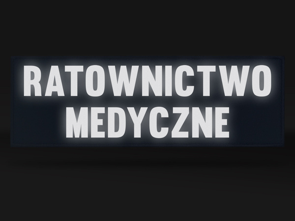 RATOWNICTWO MEDYCZNE naszywka odblaskowa