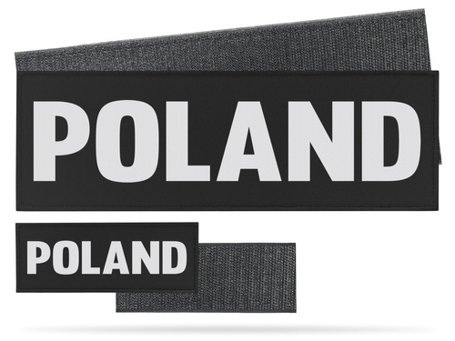 POLAND zestaw naszywek odblaskowych