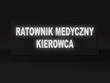 RATOWNIK MEDYCZNY KIEROWCA naszywka odblaskowa