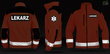 Bluza polarowa z emblematami LEKARZ