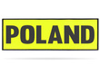 POLAND naszywka odblaskowa