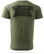 Koszulka T-shirt z własnym nadrukiem - khaki