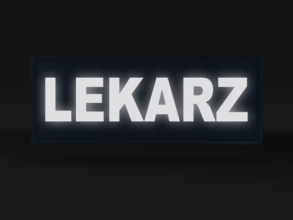 LEKARZ emblemat odblaskowy