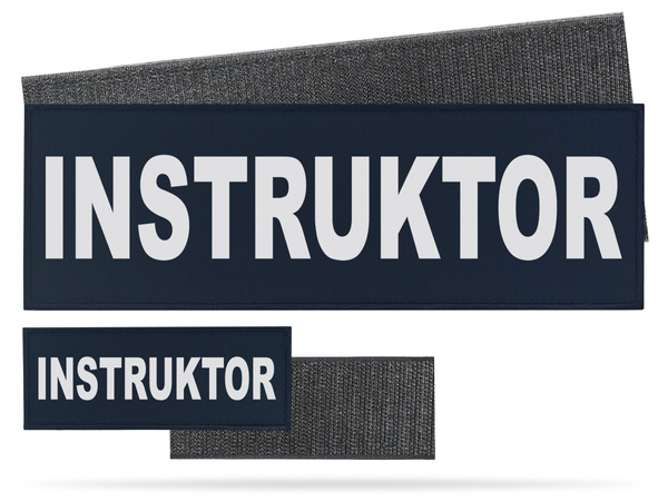 INSTRUKTOR zestaw emblematów odblaskowych