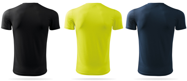 Zestaw 3 sztuk męskich koszulek sportowych - mix kolorów