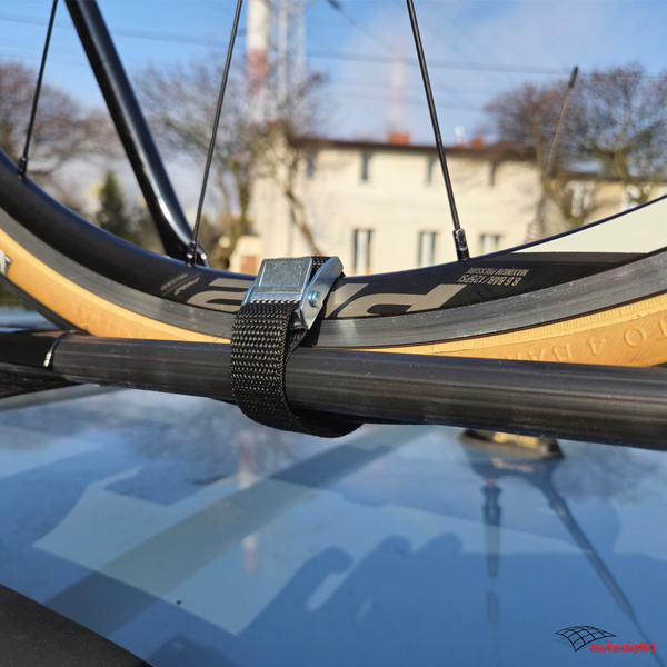 Pasek z klamrą szybkomocującą do koła rowerowego - 4 szt.