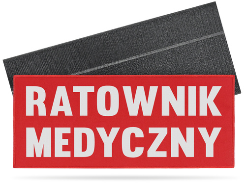 RATOWNIK MEDYCZNY naszywka odblaskowa