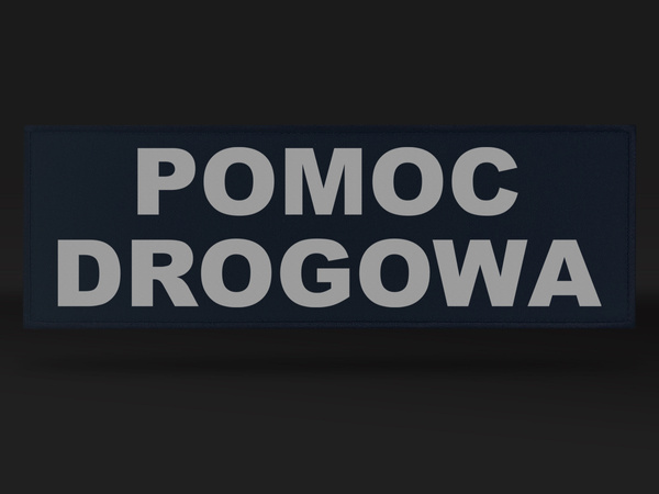 POMOC DROGOWA emblemat odblaskowy