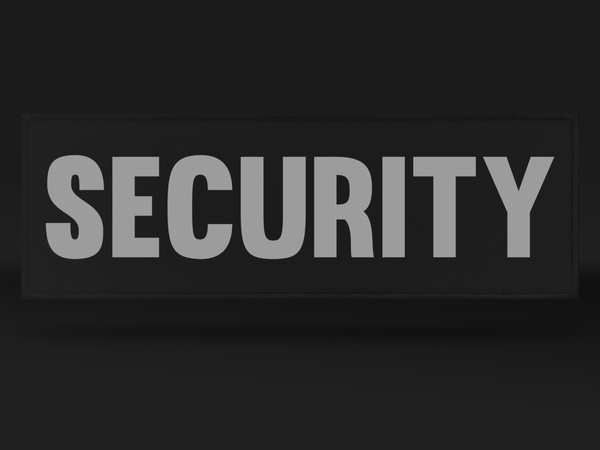 SECURITY naszywka odblaskowa