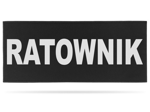 RATOWNIK naszywka odblaskowa