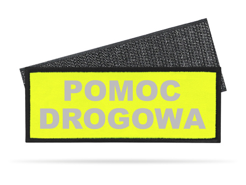 POMOC DROGOWA naszywka odblaskowa