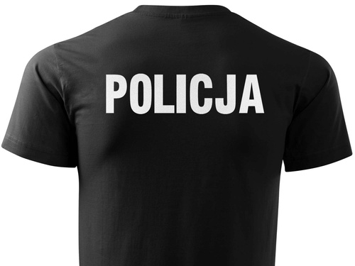 POLICJA koszulka z nadrukiem