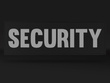 SECURITY naszywka odblaskowa