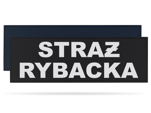 STRAŻ RYBACKA naszywka odblaskowa 