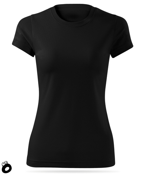Zestaw 3 funkcyjnych koszulek termoaktywnych damskich - kolor czarny