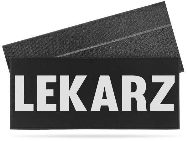 LEKARZ naszywka odblaskowa