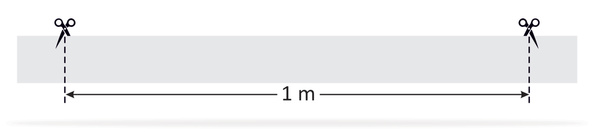 Odblaskowa taśma do wszycia srebrna 5 cm / 1 mb.