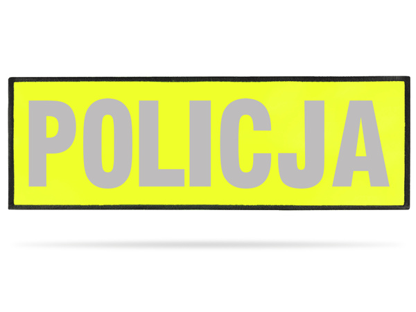 POLICJA naszywka odblaskowa