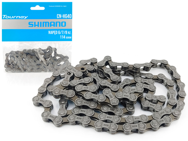 Zestaw Shimano Tourney - wolnobieg MF-TZ500 - 6 rz. 14-28 + łańcuch Shimano HG40 