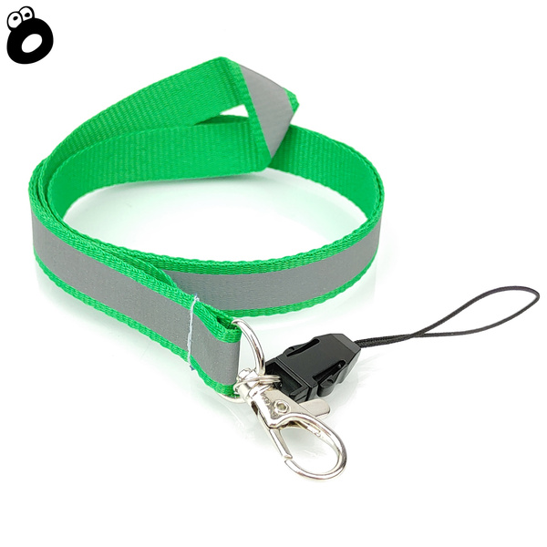 Zestaw imprezowy smycz odblaskowa ZIELONA z kieliszkiem szklanym