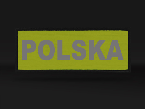 POLSKA naszywka odblaskowa