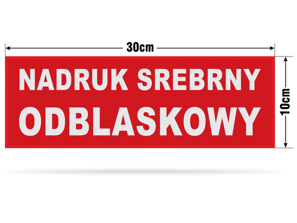 RATOWNIK naszywka odblaskowa