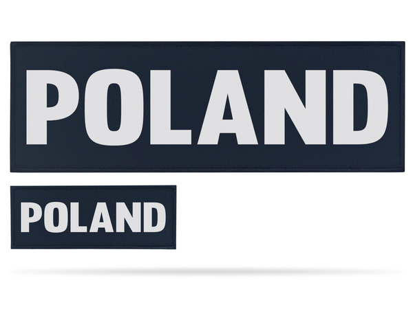 POLAND zestaw naszywek odblaskowych