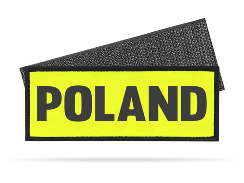 POLAND naszywka odblaskowa