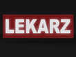 LEKARZ naszywka odblaskowa