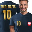 Sportowa koszulka termoaktywna T-shirt z TWOIM NAPISEM I NUMEREM