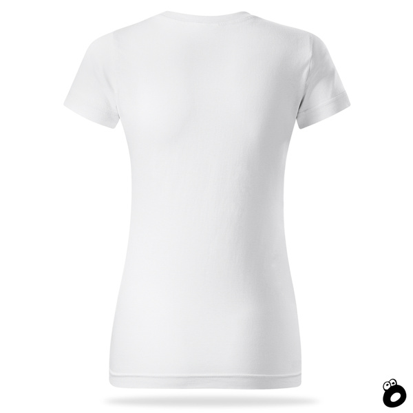 Zestaw 3 sztuk damskich koszulek bawełnianych T-shirt - kolor biały