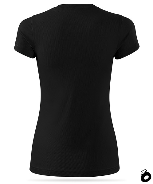 Termoaktywna koszulka szybkoschnąca damska - kolor czarny