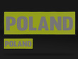 POLAND zestaw naszywek odblaskowych