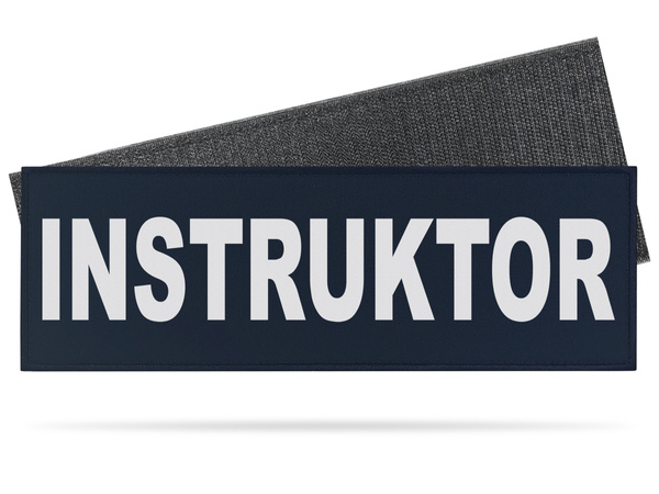 INSTRUKTOR emblemat odblaskowy