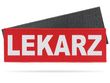 LEKARZ naszywka odblaskowa