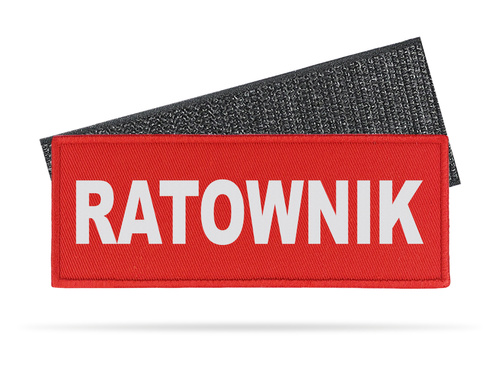 RATOWNIK naszywka odblaskowa
