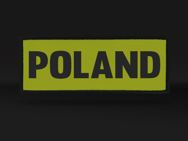 POLAND naszywka odblaskowa
