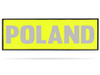 POLAND naszywka odblaskowa