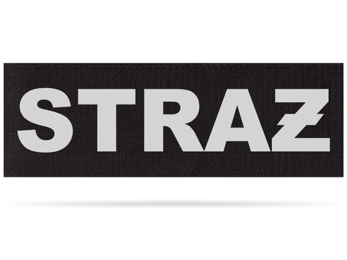 STRAŻ emblemat odblaskowy